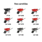 2 tirantes calibre 18 para carretillas PRETUL 2