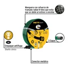 Manguera 1/2' reforzada 3 capas conexiones metal 15m, PRETUL 2