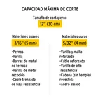 Cuchillas de repuesto para cortapernos 12', PRETUL 4