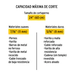 Cuchillas de repuesto para cortapernos 24', PRETUL 4