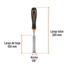 Formón 7/8' mango Comfort Grip, TRUPER 4