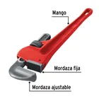 Llave stilson 18' cuerpo de hierro maleable, PRETUL 2