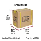 Candado antipalanca 65 mm cuerpo metálico, HERMEX BASIC 9