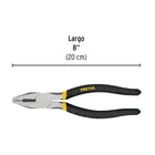 Pinza para electricista 8' mango de vinil, a granel, PRETUL 3