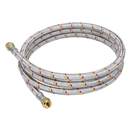 Manguera para gas, aluminio, 5/16' flare, 200cm, FOSET BASIC