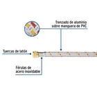 Manguera para gas, aluminio, 5/16' flare, 200cm, FOSET BASIC 2