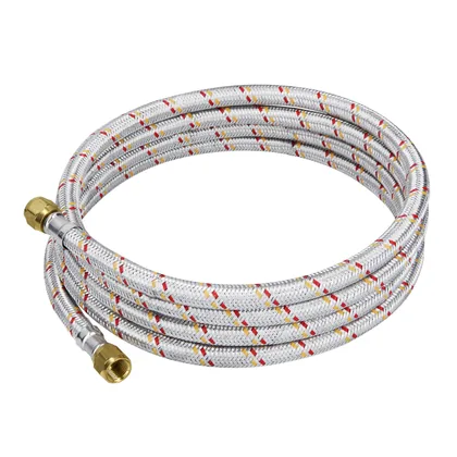 Manguera para gas, aluminio, 5/16' flare, 250cm, FOSET BASIC