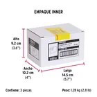 Candado antipalanca 75 mm cuerpo de latón, HERMEX BASIC 8