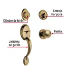 Jaladera y perilla, Berna llave-mariposa, LA, BASIC 4