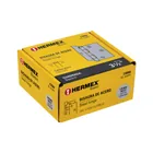 Bisagra cuadrada 3-1/2', acero satinado, cabeza plana, BASIC 4