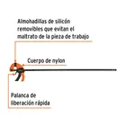 Prensa de ajuste rápido de 30' con cuerpo de nylon, TRUPER 2