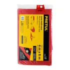 Lona de polietileno 4 x 6 m, roja, 110 g/m2, PRETUL 3