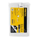 Lona de polietileno 5 x 6 m, blanca, 110 g/m2, PRETUL 3