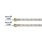 Manguera para gas, aluminio, 3/8' flare, 60 cm, FOSET BASIC 3