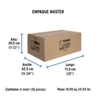 Manguera para gas, aluminio, 3/8' flare, 400 cm, FOSET BASIC 6