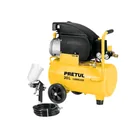 Kit Compresor lub, 20L, manguera y pistola grav,127V, PRETUL 1