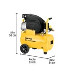 Kit Compresor lub, 20L, manguera y pistola grav,127V, PRETUL 2