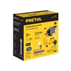 Kit Compresor lub, 20L, manguera y pistola grav,127V, PRETUL 3