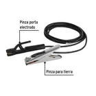 Cables con pinzas para soldadoras de arco y ADA-SOLT, PRETUL 2