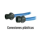 Manguera azul 1/2' 3 capas 15 m conexiones plásticas, PRETUL 4