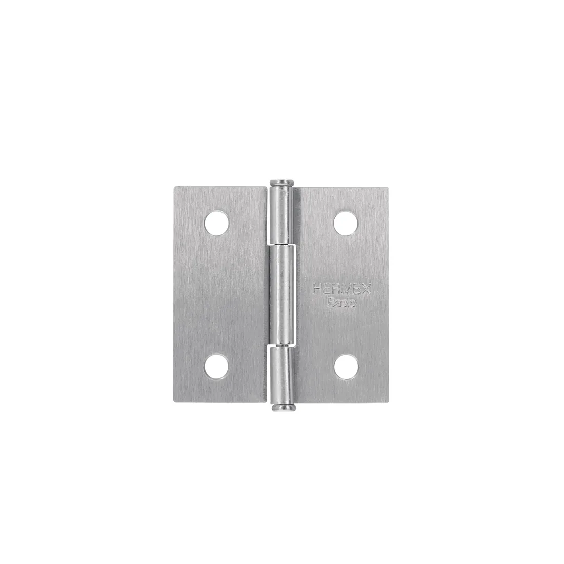 Bisagra cuadrada 2', acero satinado, cabeza plana, BASIC