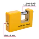 Candado antipalanca 85 mm cuerpo metálico, HERMEX BASIC 5