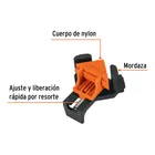 Juego de 2 prensas esquineras de 1', cuerpo de nylon, TRUPER 2