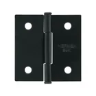 Bisagra cuadrada 2', acero negro mate, cabeza plana, BASIC 1