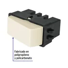 Interruptor de 3 vías, marfil, línea VOLTECK BASIC 2