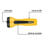 Linterna plástica de LED, 60 lm, recargable a granel, PRETUL 2