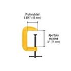 Prensa 3' de hierro dúctil para carpintería, PRETUL 2