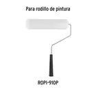 Felpa para rodillo 9 x 3/8' superficies lisas, PRETUL 4