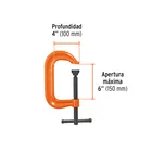 Prensa 6' forjada en acero, uso industrial, TRUPER 2