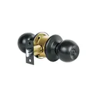 Combo cerraduras, llave-mariposa, Negro, HERMEX BASIC 1