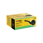 Cerradura manija 'Milán' p/baño, negro, cil latón, BASIC 6