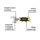 Llave ajustable (perico corto) 6' cromada con grip, PRETUL 2