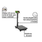 Báscula electrónica de plataforma, plegable, 200 kg. PRETUL 2