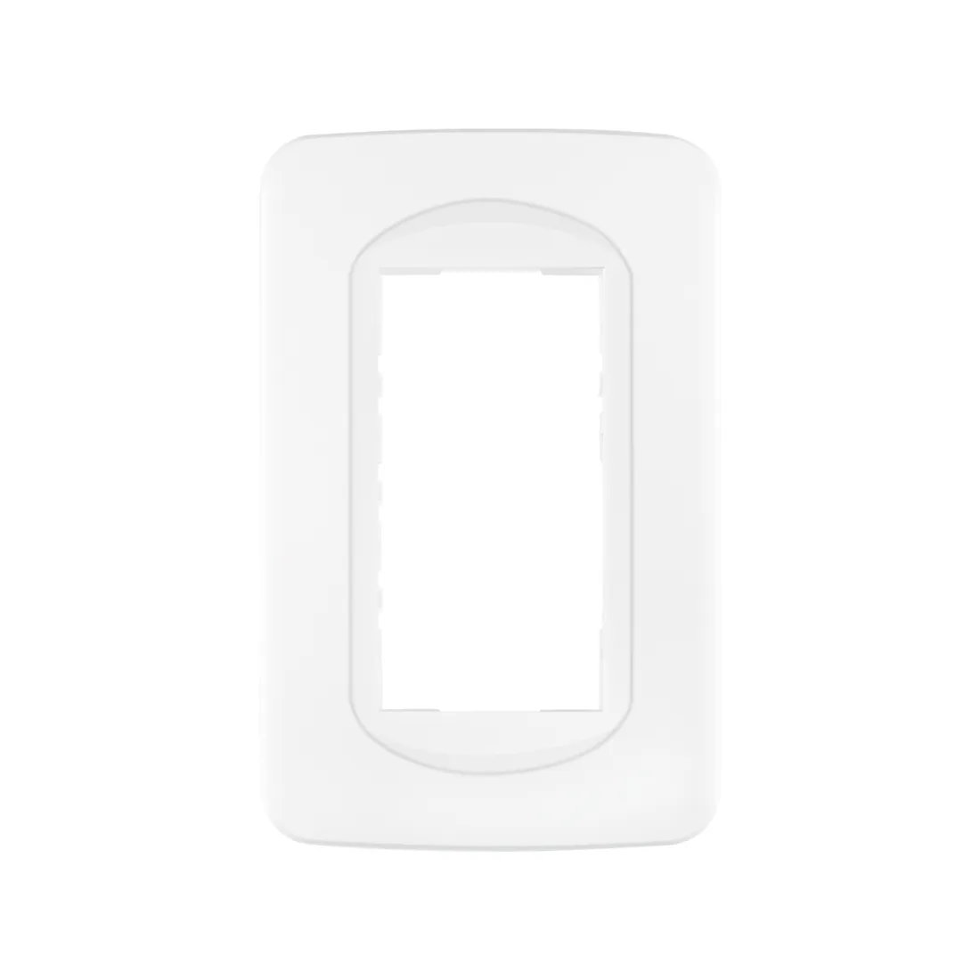 Placa de 1 ventana 3 módulos, línea Toledo, BASIC