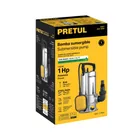Bomba sumergible acero inoxidable, agua sucia, 1HP, PRETUL 2