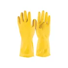 Guantes de látex para limpieza, amarillos, ECH, PRETUL 1