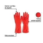 Guantes de látex para limpieza, rojos, ECH, PRETUL 3