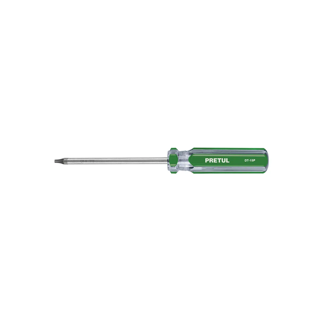Desarmador punta Torx T 15 mango de PVC, PRETUL