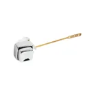 Botón frontal plástico cromado para WC, FOSET 1