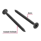 100pijas#6x1-5/8'cabeza plana phillips multiusos cuerda fina 2