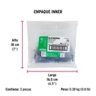 100 pijas#8x3/4'cabeza plana phillips multiusos cuerda fina 6