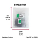 100pijas#8x2-1/2'cabeza plana phillips multiusos cuerda fina 6