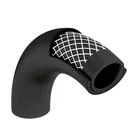 Manguera para gas, PVC negra, 3/8' flare, 4 m, FOSET 3