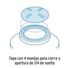 Tapa de 18' con arillo para tinaco, FOSET 4