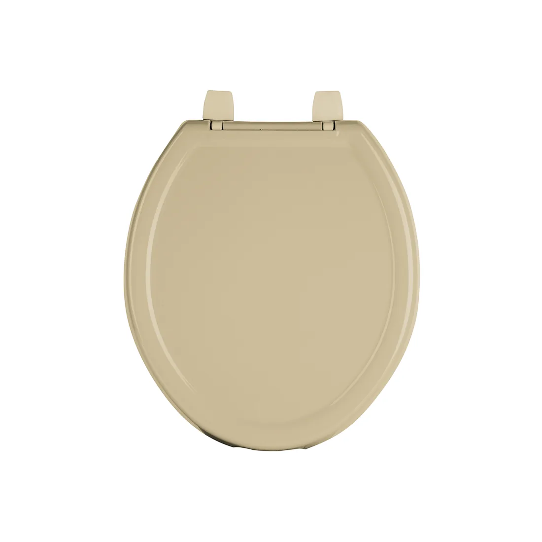 Asiento redondo ligero para WC, abierto, beige, BASIC