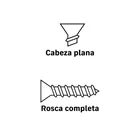 Bolsa 100 pijas para lámina cabeza plana #12 x 2', FIERO 4